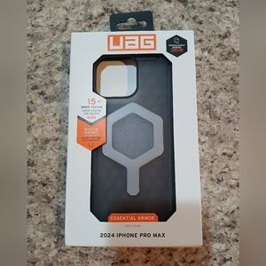 UAG Hexagon Shield iPhone Pro Max Case - Black and Gray
